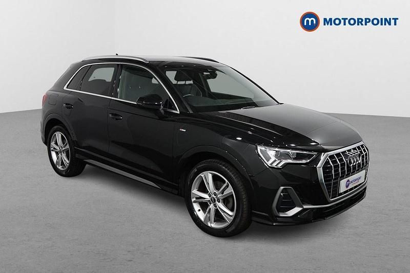 Black Used 2021 Audi Q3 S-Line SUV | £20,649 (Good price) - Image 1/4