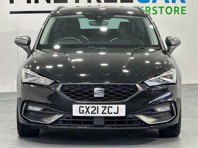 Used Seat Leon FR 150 HP (110 kW) 2021 Black Estate