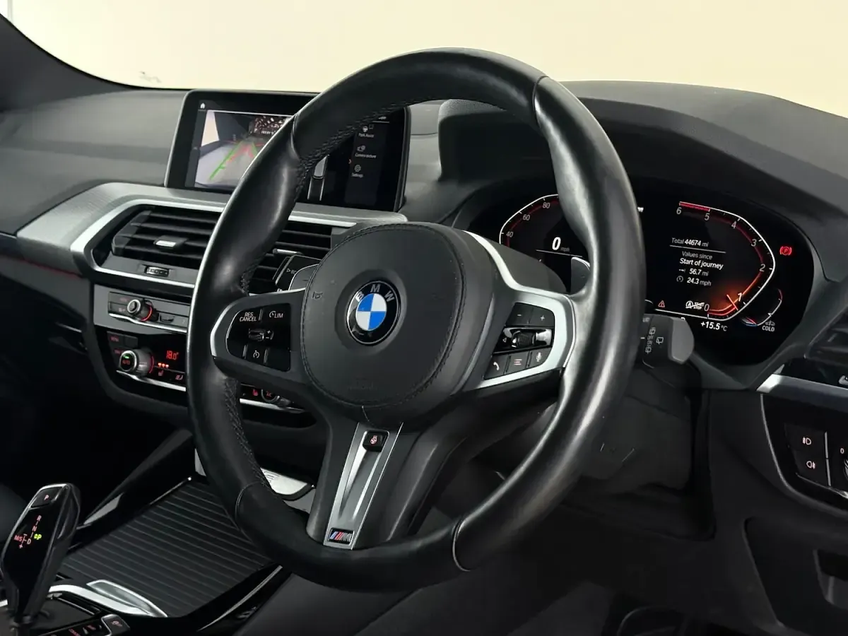 Used BMW X3 M Sport 292 HP (214 kW) 2021 Blue SUV