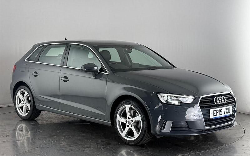 Grey Used 2019 Audi A3 Sportback Sport Hatchback | £14,750 (Good price) - Image 1/3