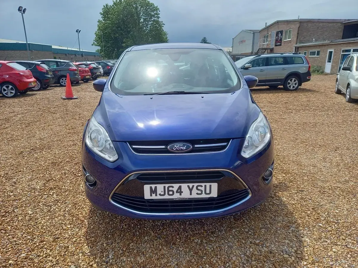 Used Ford C-MAX Titanium 113 HP (83 kW) 2014 Blue MPV