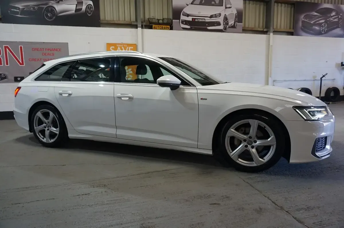 Used Audi A6 S-Line 2019 White Estate