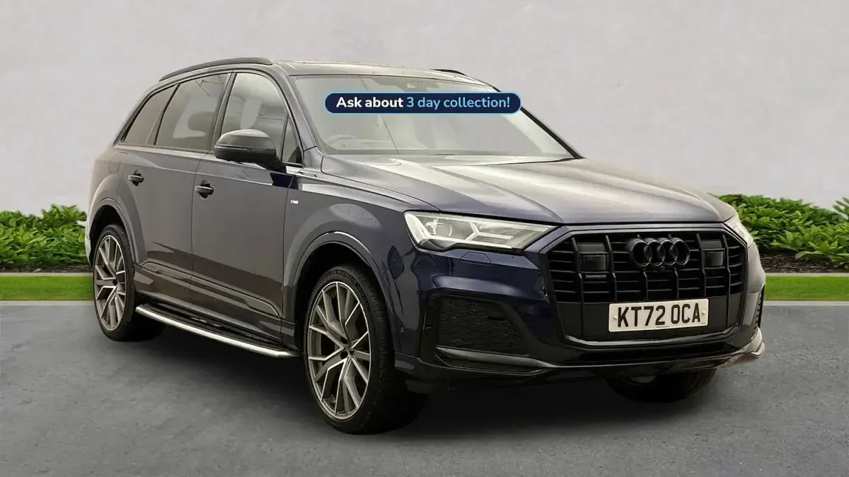 Begagnad Audi Q7 Advanced 231 HK (169 kW) 2023 Blå SUV