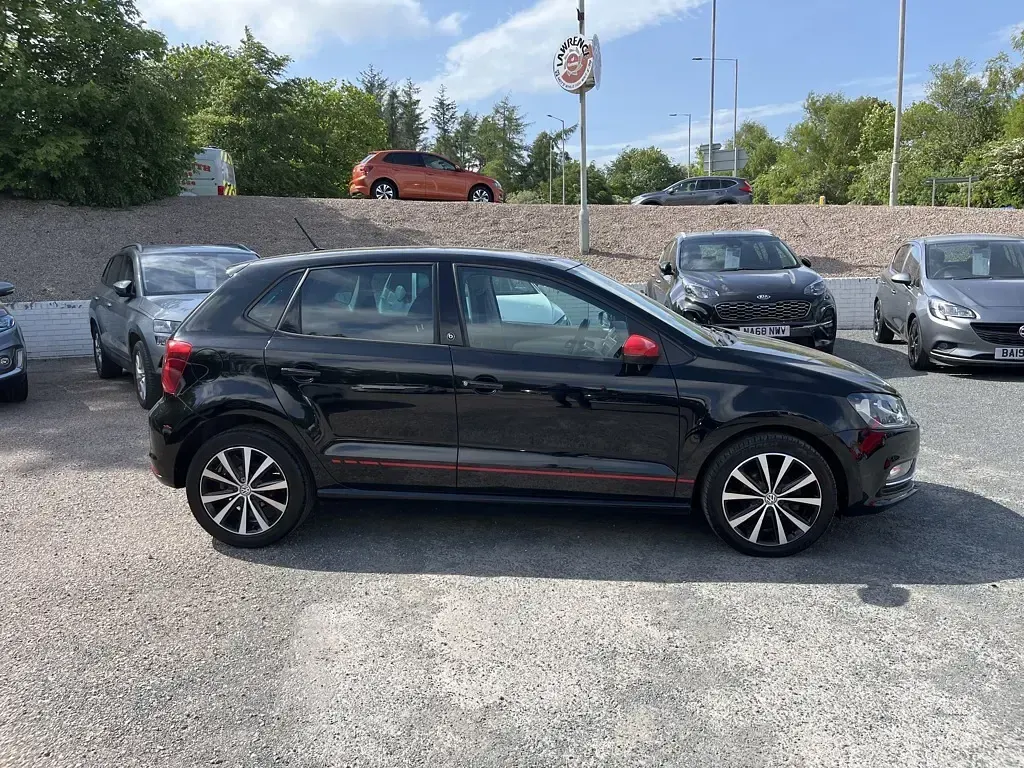 Used VW Polo R-line 2017 Black Hatchback