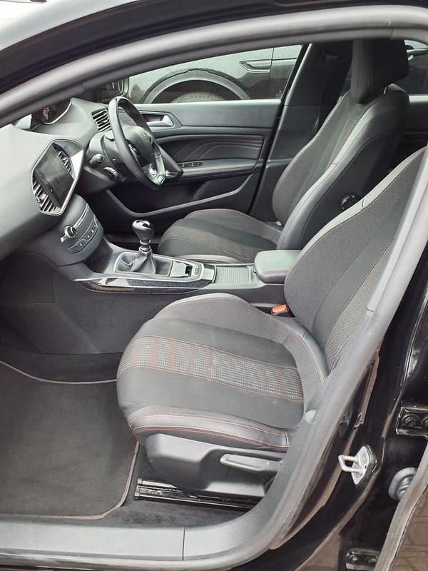 Used Peugeot 308 GT-line 130 HP (95 kW) 2020 Black Hatchback