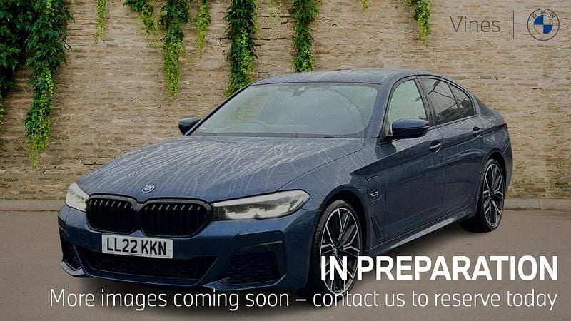 Used BMW 545e M Sport 389 HP (286 kW) 2022 Blue