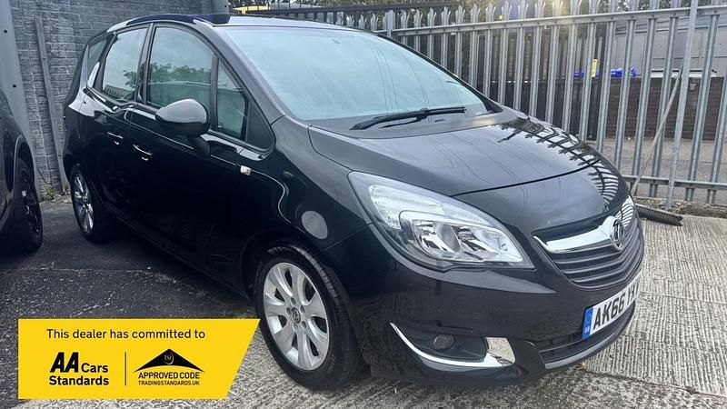 Black Used 2016 Vauxhall Meriva MPV | £1,990 (Good price) - Image 1/4