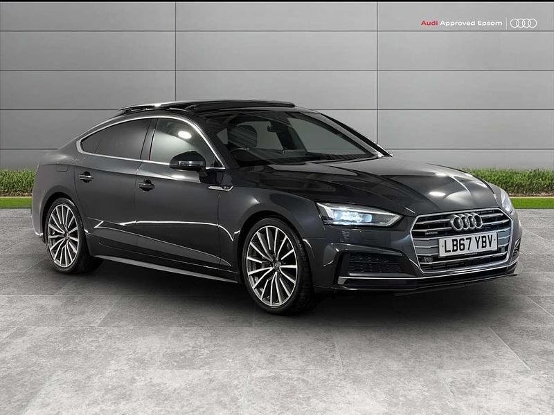 Grey Used 2018 Audi A5 S-Line Coupe | £19,999 (A bit pricey) - Image 1/4