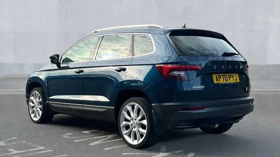 Używany Skoda Karoq SE L 150 KM (110 kW) 2020 Niebieski SUV