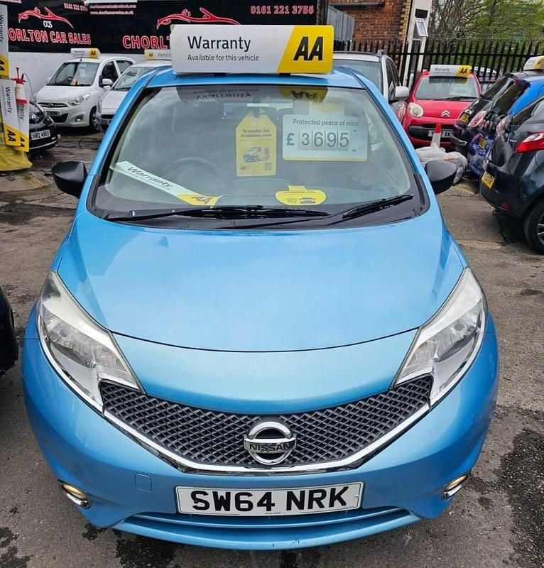 Used Nissan Note S 90 HP (66 kW) 2014 Blue Hatchback