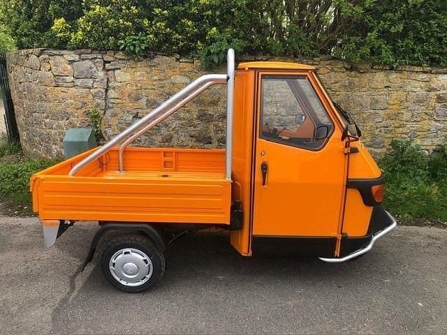New Piaggio APE 2025 Orange Pickup