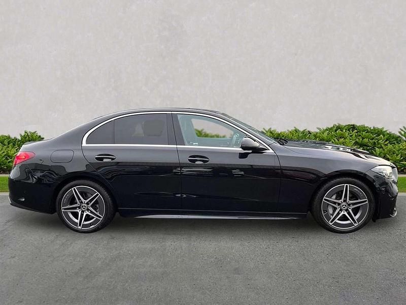 Used Mercedes C200 AMG line 204 HP (150 kW) 2025 Black Sedan