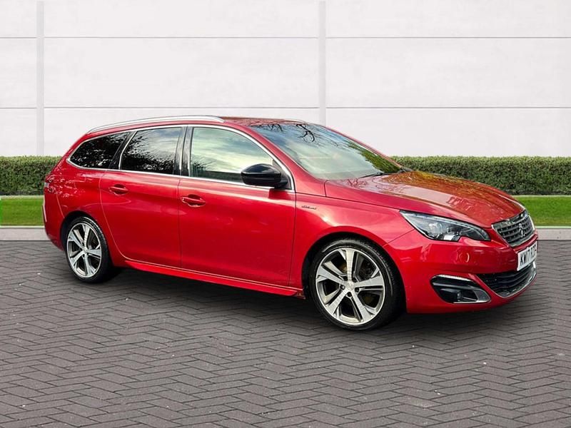 Used Peugeot 308 GT-line 150 HP (110 kW) 2017 Red Estate
