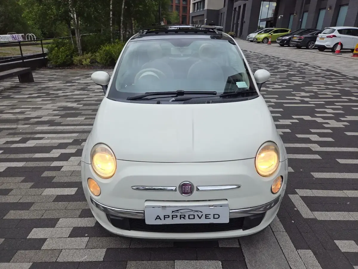 Used Fiat 500 Lounge 2008 White Hatchback