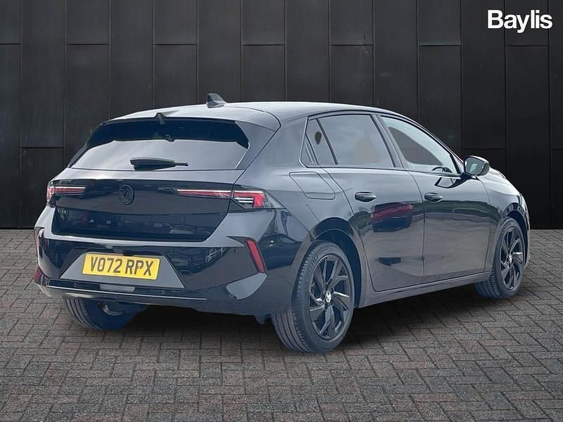 Used Vauxhall Astra GS Line 130 HP (95 kW) 2022 Black Hatchback