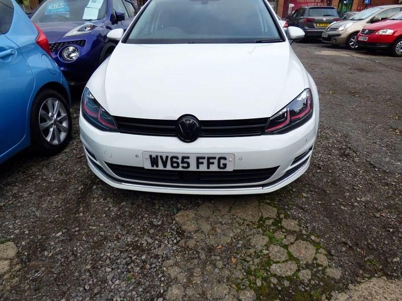 White Used 2015 VW Golf VII GT Hatchback | £9,995 (A bit pricey) - Image 1/4