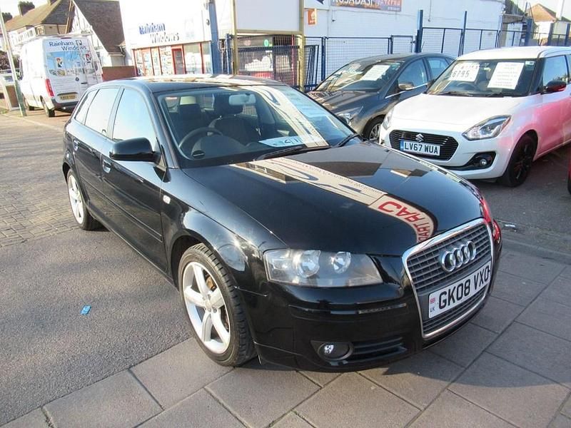 Używany Audi A3 Comfort 2008 Czarny Hatchback