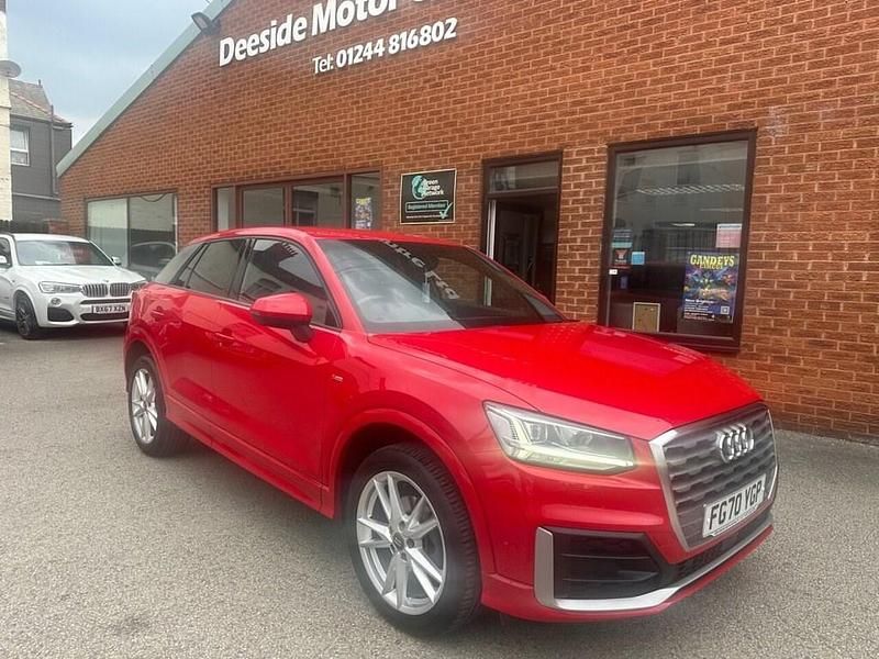 Usado Audi Q2 S-Line 116 CV (85 kW) 2020 Rojo SUV