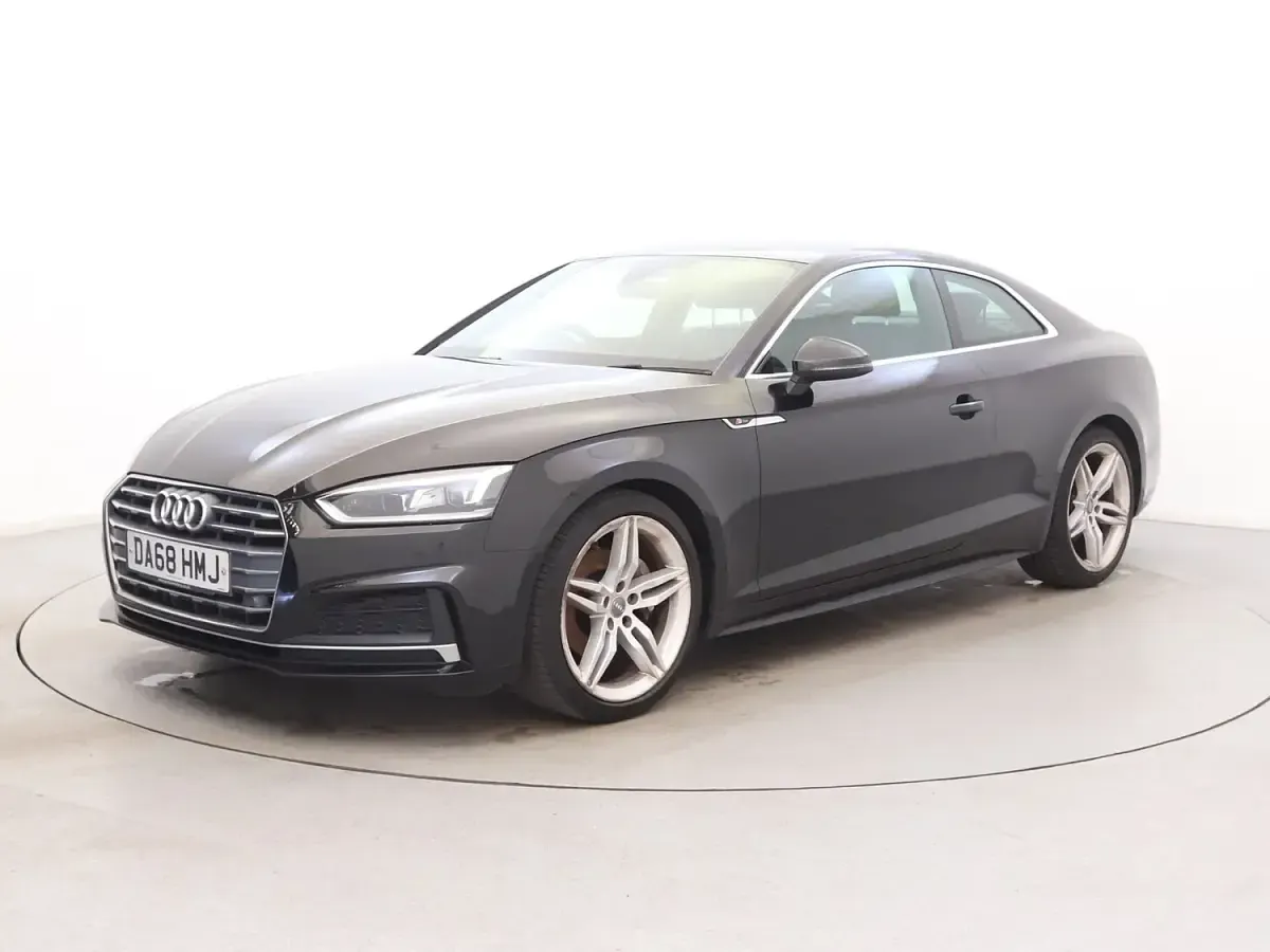 Used Audi A5 S-Line 190 HP (139 kW) 2018 Black Coupe