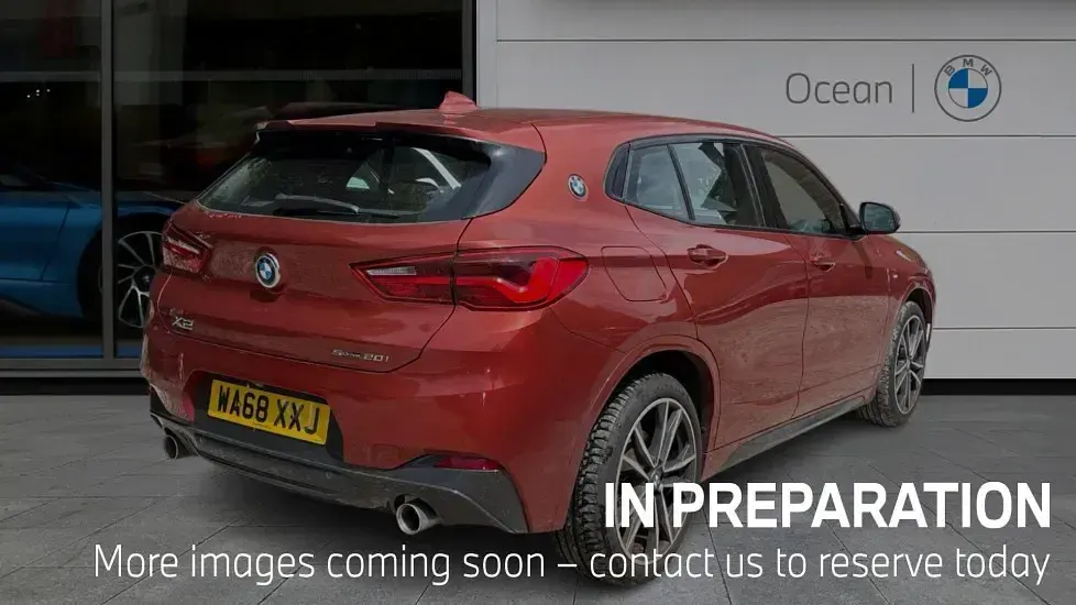 Used BMW X2 M Sport 189 HP (139 kW) 2018 Orange SUV