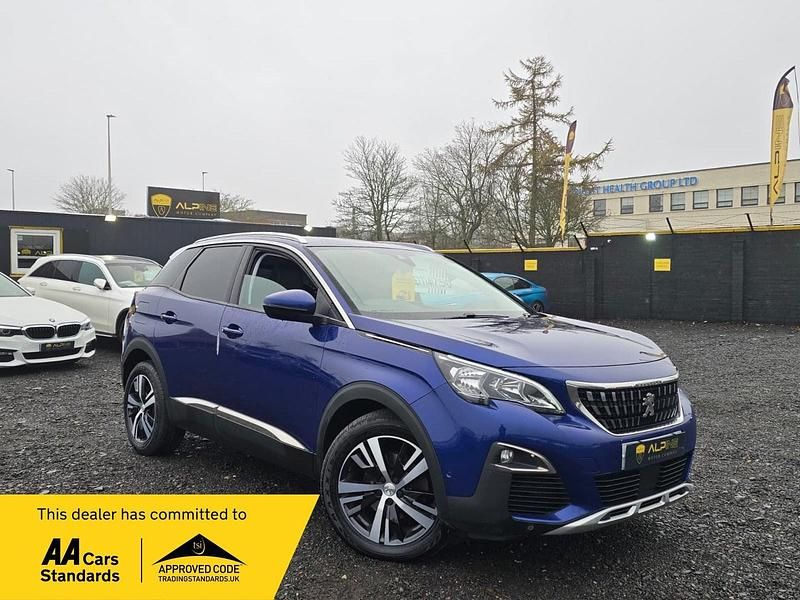 Blue Used 2018 Peugeot 3008 Allure Hatchback | £14,750 (Fair price) - Image 1/4