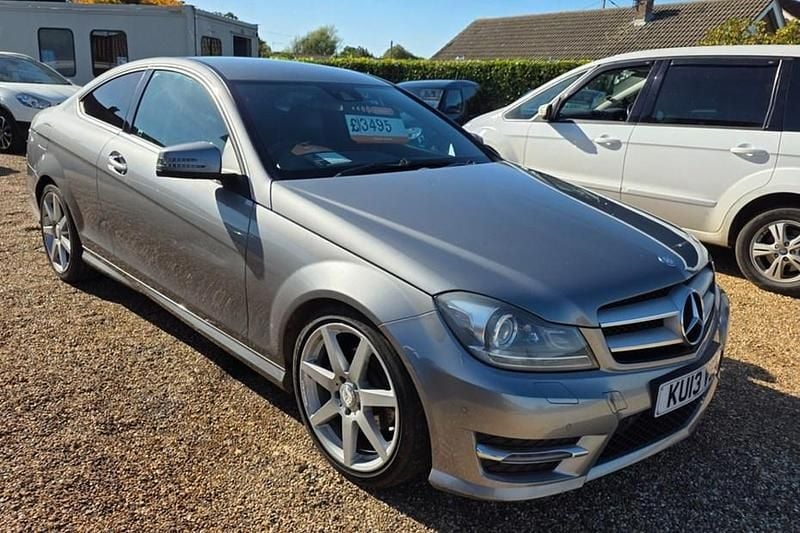 Silver Used 2013 Mercedes C250 AMG Coupe | £3,495 (Fair price) - Image 1/1