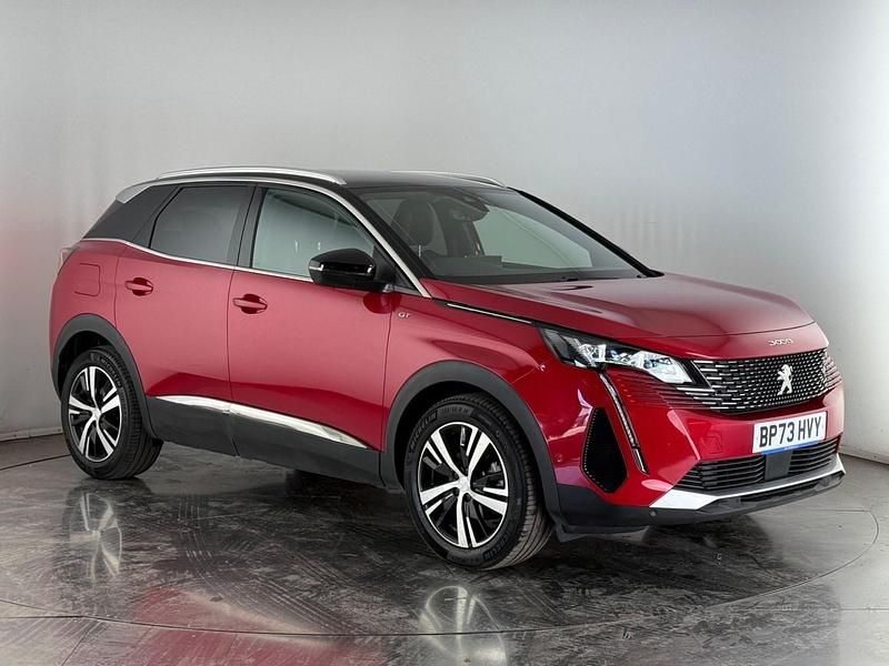 Red Used 2023 Peugeot 3008 GTi Hatchback | £18,850 (Good price) - Image 1/4