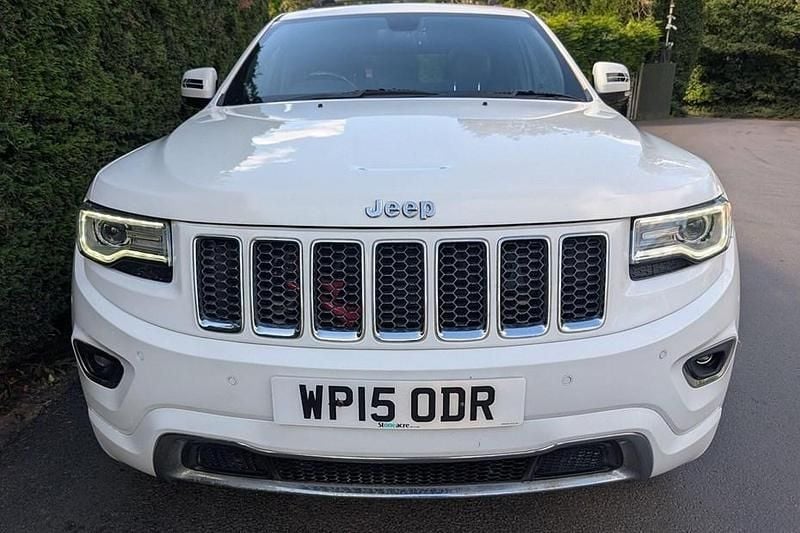 White Used 2015 Jeep Grand Cherokee Overland SUV | £11,995 (Fair price) - Image 1/1