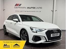 Used Audi A3 Sportback S-Line 2021 White Hatchback