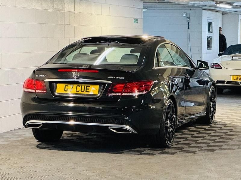 Used Mercedes E350 AMG line 2016 Black Coupe