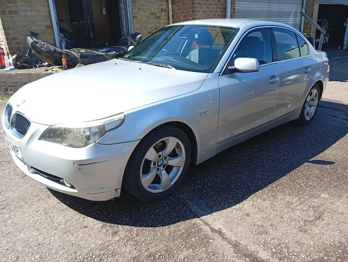Used BMW 525 2004 Silver Sedan