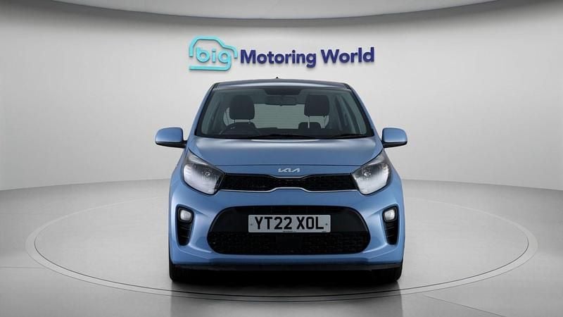 Used Kia Picanto 2022 Blue Hatchback