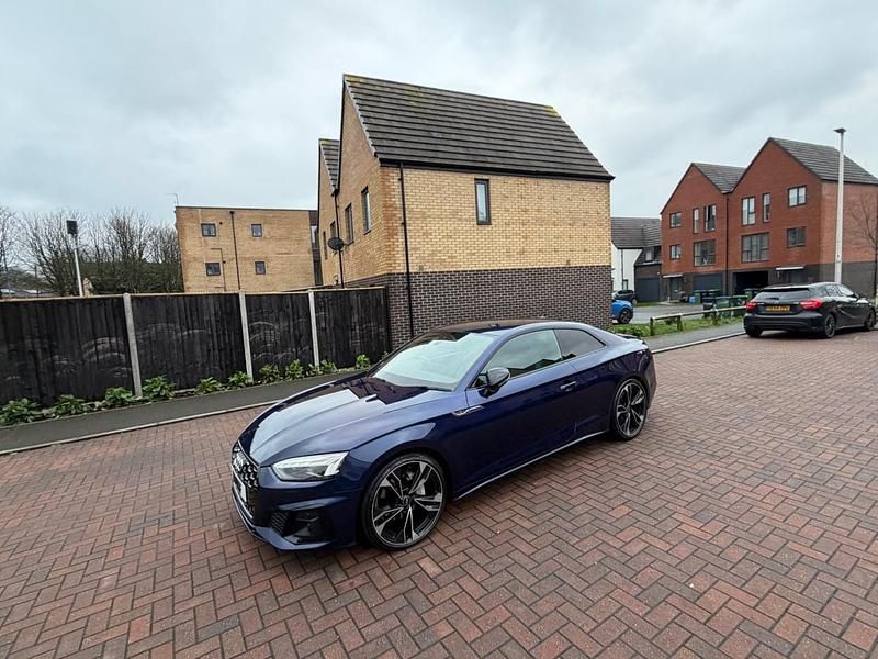Used Audi A5 Advanced 2021 Blue Coupe