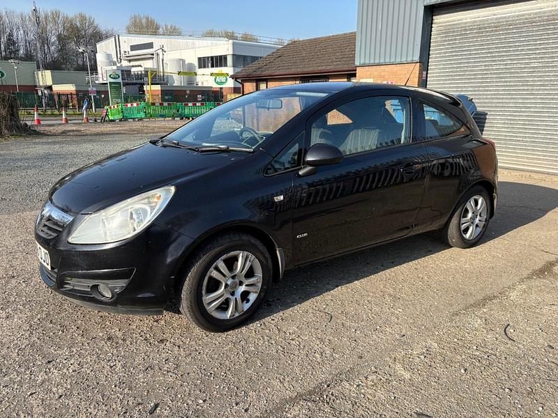 Used Vauxhall Corsa Club 2008 Black Hatchback