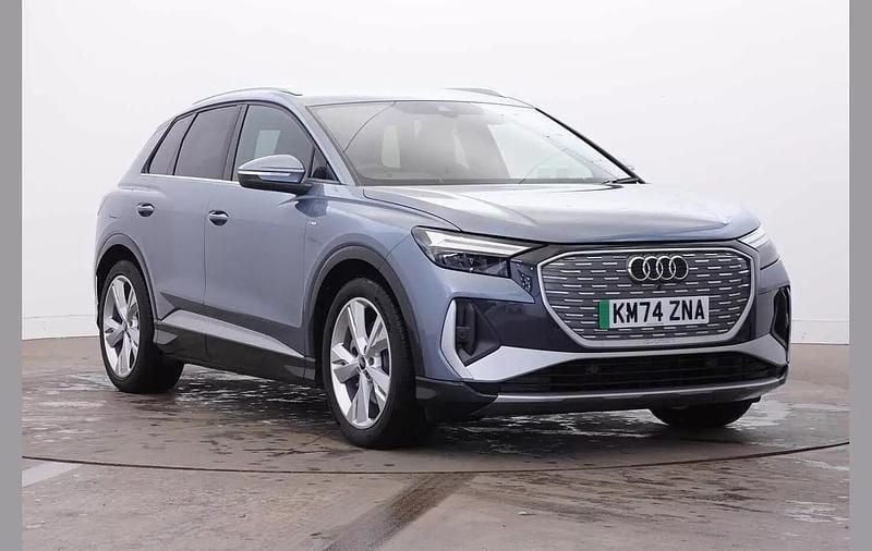 Blue Used 2024 Audi Q4 e-tron S-Line SUV | £33,740 (Super price) - Image 1/4