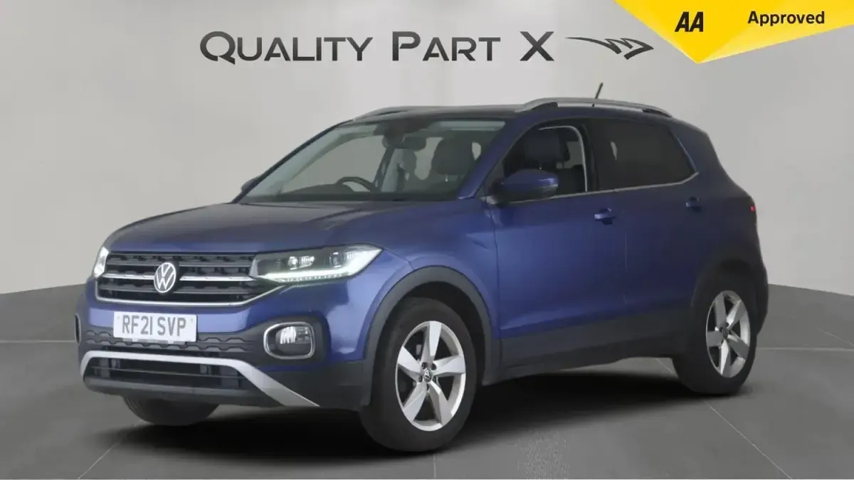 Used VW T-Cross SEL 2021 Blue SUV