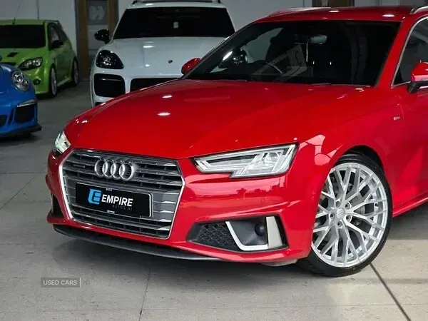 Used Audi A4 S-Line 190 HP (139 kW) 2019 Red Estate
