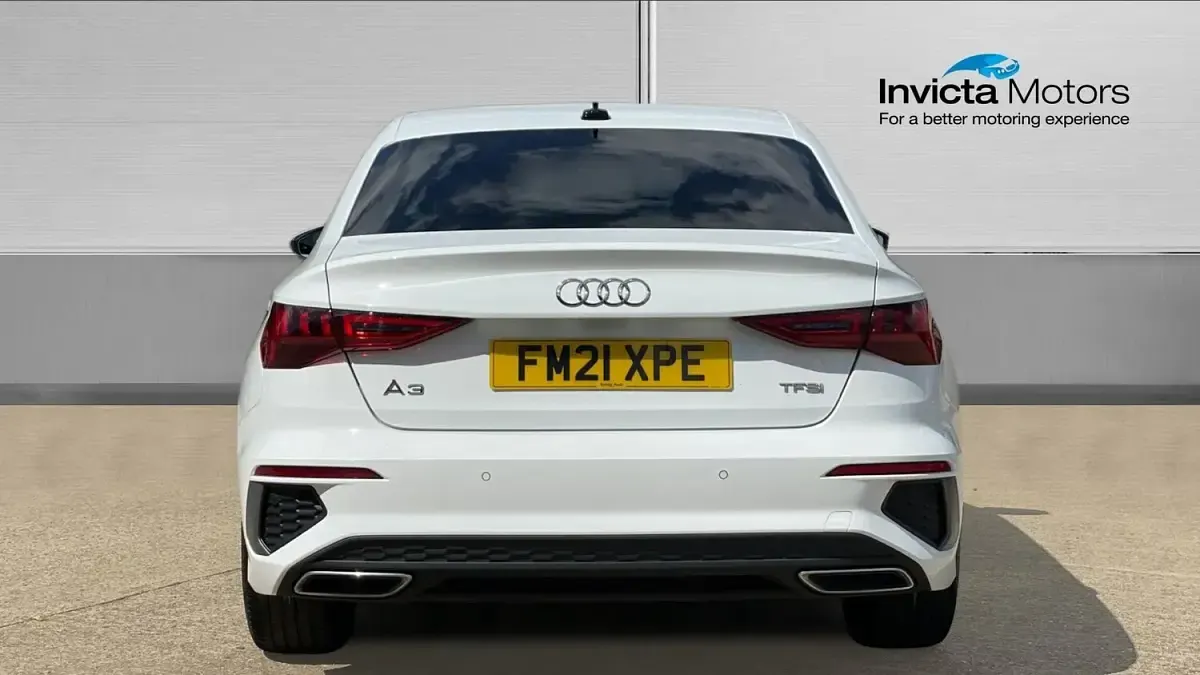 Used Audi A3 S-Line 110 HP (80 kW) 2021 White Sedan