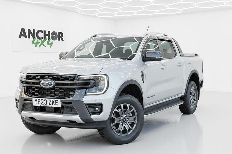 Silver Used 2023 Ford Ranger Wildtrack Pickup | £33,393 (A bit pricey) - Image 1/4