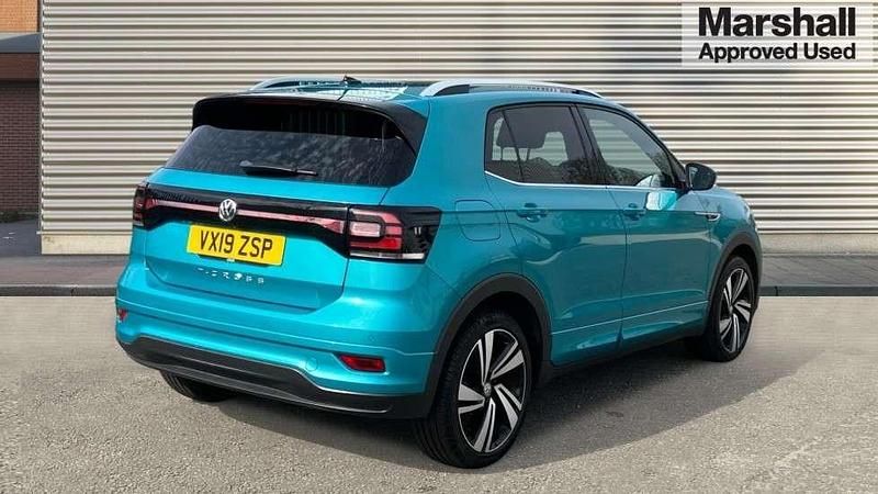 Used VW T-Cross R-line 115 HP (84 kW) 2019 Turquoise SUV