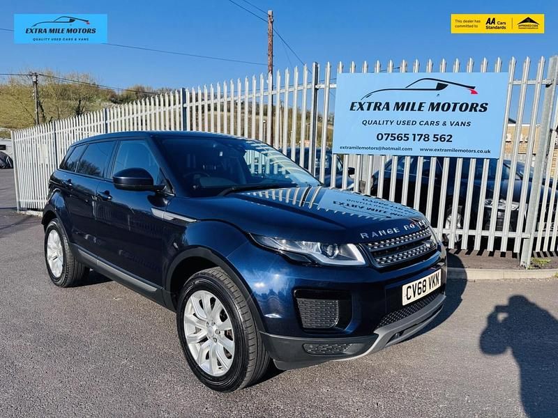 Blue Used 2018 Land Rover Range Rover evoque SE SUV | £8,995 (Expensive) - Image 1/4