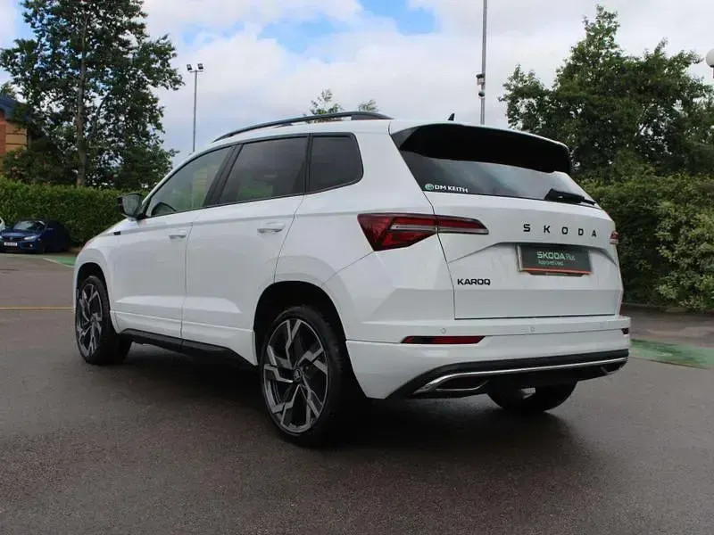 Used Skoda Karoq SportLine 150 HP (110 kW) 2025 White SUV