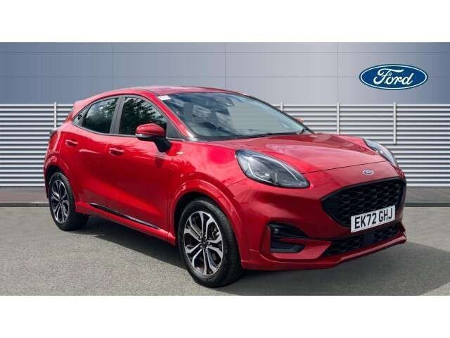 Red Used 2022 Ford Puma ST-Line SUV | £17,414 (Good price) - Image 1/4