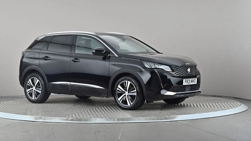 Black Used 2021 Peugeot 3008 Allure Premium Hatchback | £17,898 (Fair price) - Image 1/4