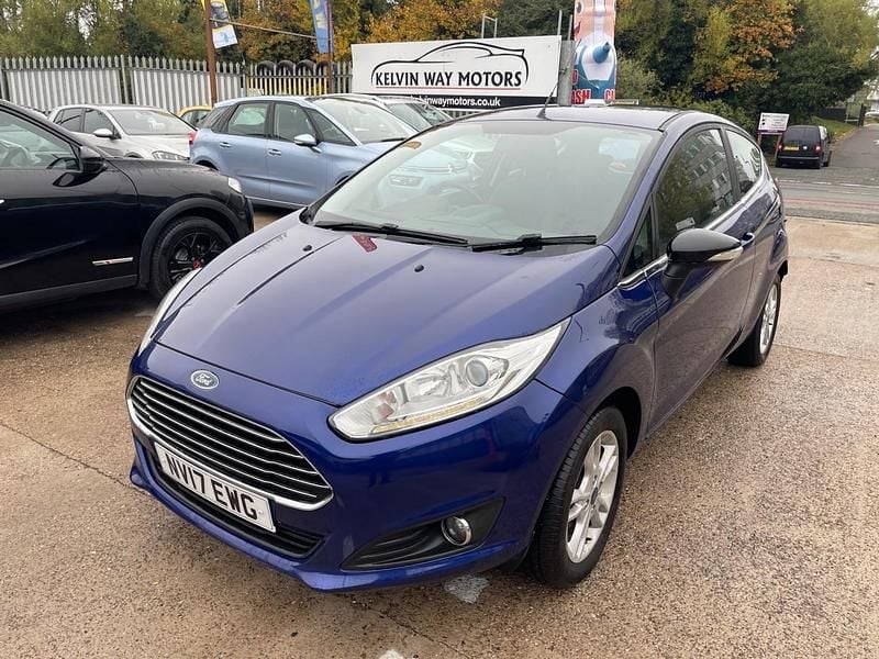 Blue Used 2017 Ford Fiesta Zetec Hatchback | £3,499 (Super price) - Image 1/3