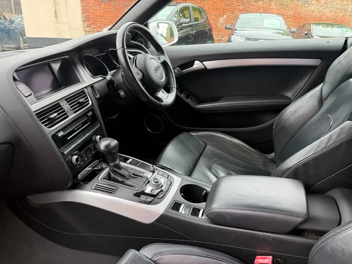 Used Audi A5 Cabriolet S-Line 2012 White Cabriolet