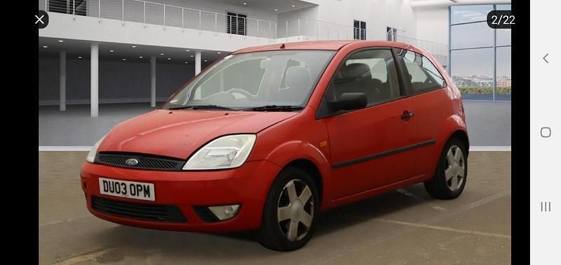 Red Used 2003 Ford Fiesta Zetec Hatchback | £495 (Super price) - Image 1/4
