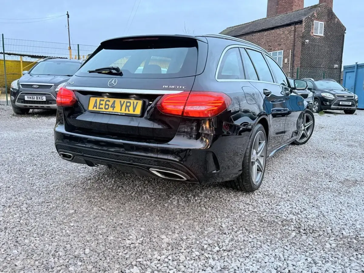 Used Mercedes C250 AMG line 2014 Black Estate