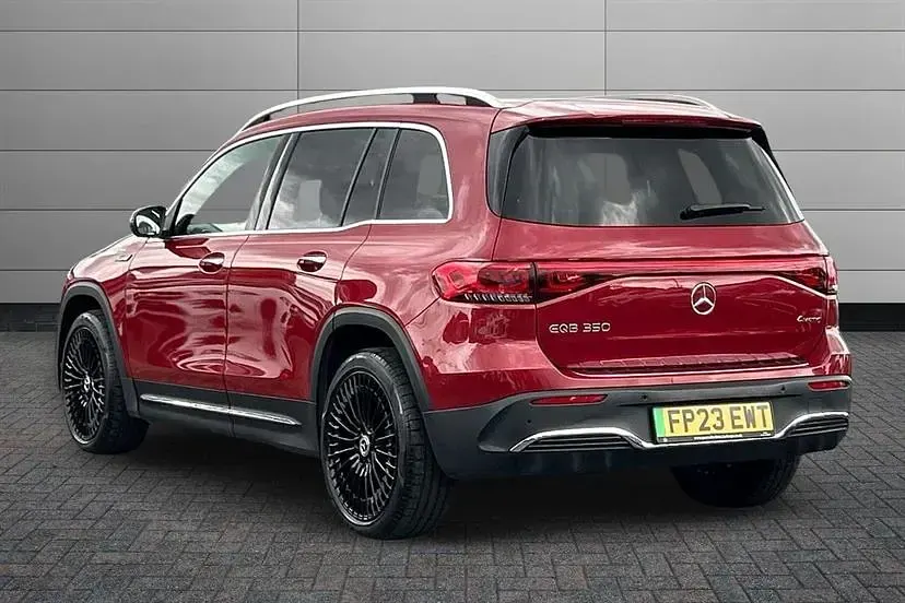 Used Mercedes EQB350 AMG line 214 kW (292 HP) 2023 Patagonia red SUV