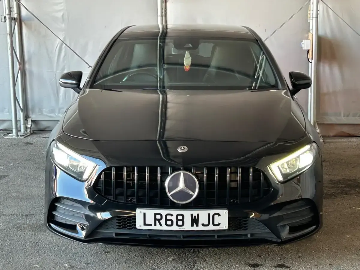 Used Mercedes A200 AMG line 2018 Black Hatchback